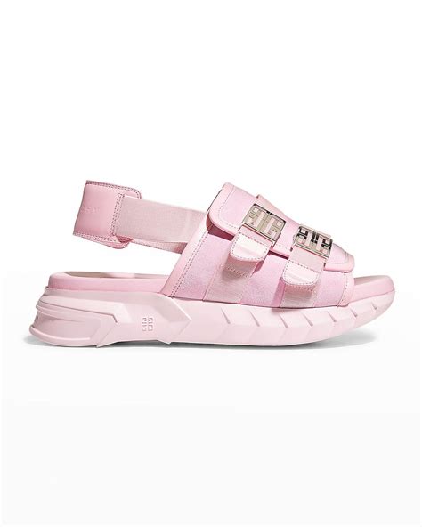 givenchy marshmallow shoes|Givenchy pink jelly sandals.